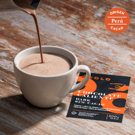 Chocolate Caliente Dark 62% Cacao Perú 240gr