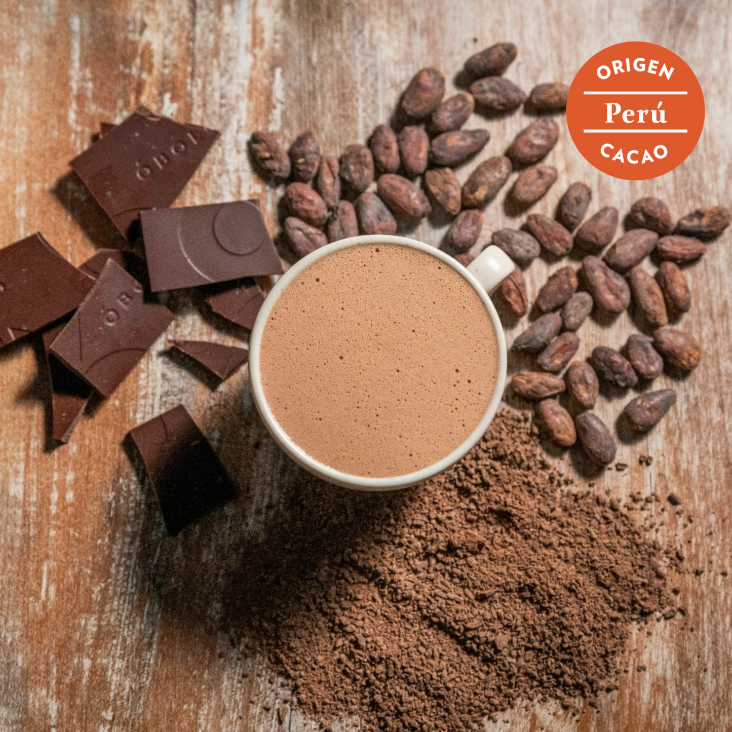 Chocolate Caliente - DARK 62% CACAO PERÚ (Equilibrado/Profundo) 1.5kg