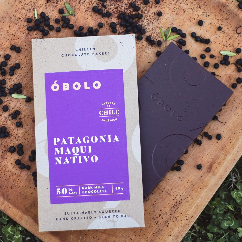 Patagonia Maqui Natural 50% Cacao Caja 10 Barras