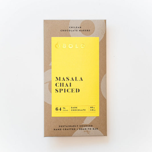Masala Chai Spiced 64% Cacao Caja 10 Barras