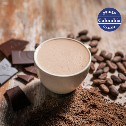 Chocolate Caliente - DARK 60% CACAO COLOMBIA (Ligero/Dulce) 1.5kg