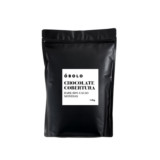 Chocolate Cobertura Dark Colombia 60% Cacao - Monedas 1.5kg