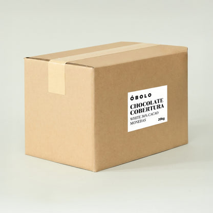 Chocolate Cobertura White 36% Cacao - Monedas 20kg